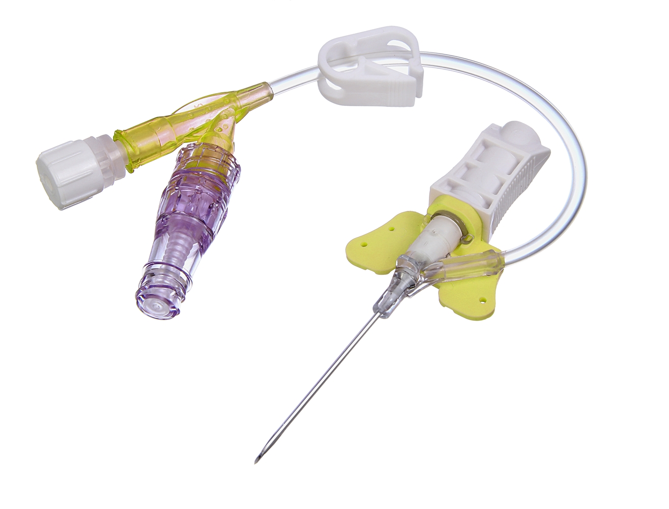 Nouvo Safety Set, Clave PUR 24Gx19mm Yellow - Nouvo Safety 