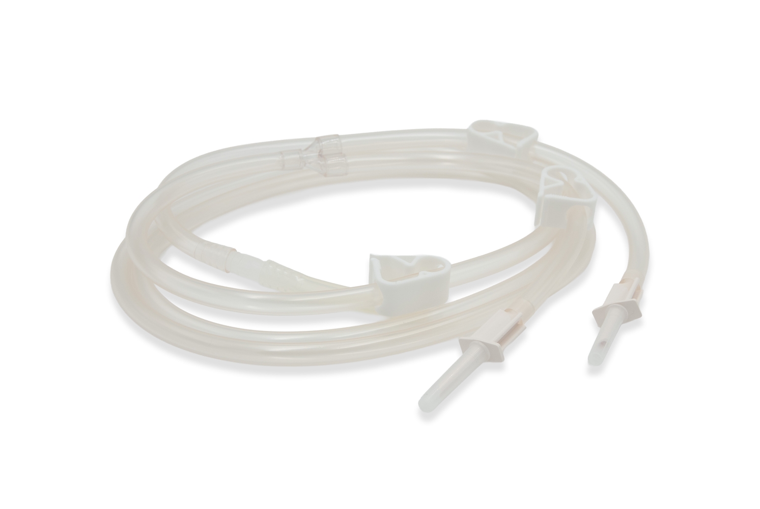 71513, Irrigation Set Double, Single Use, Sterile, Non-invasive (LEN±250cm, Ø7x10mm), LEN±250cm, Ø7x10mm - DispoMedical - 1