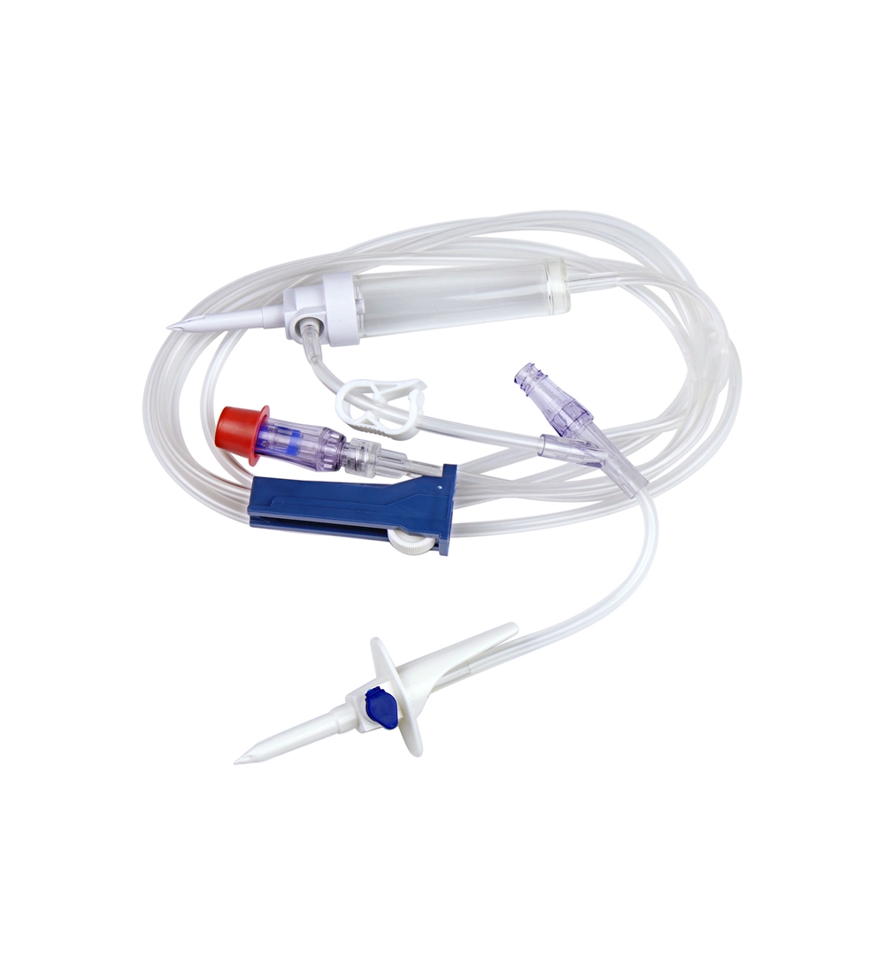 evercare® inLine Monoset, 1-way, PVC-free, 180cm Spiros side tube Clave - evercare® inLine