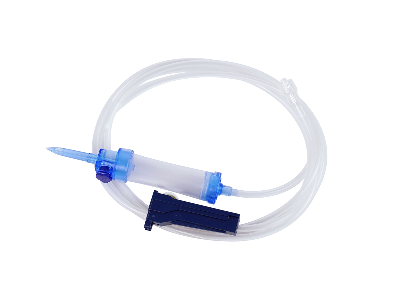 evercare® inLine Gravity set, Vented, FilterStop, PVC-free, 180cm FilterStop Fixed L-L - evercare® inLine