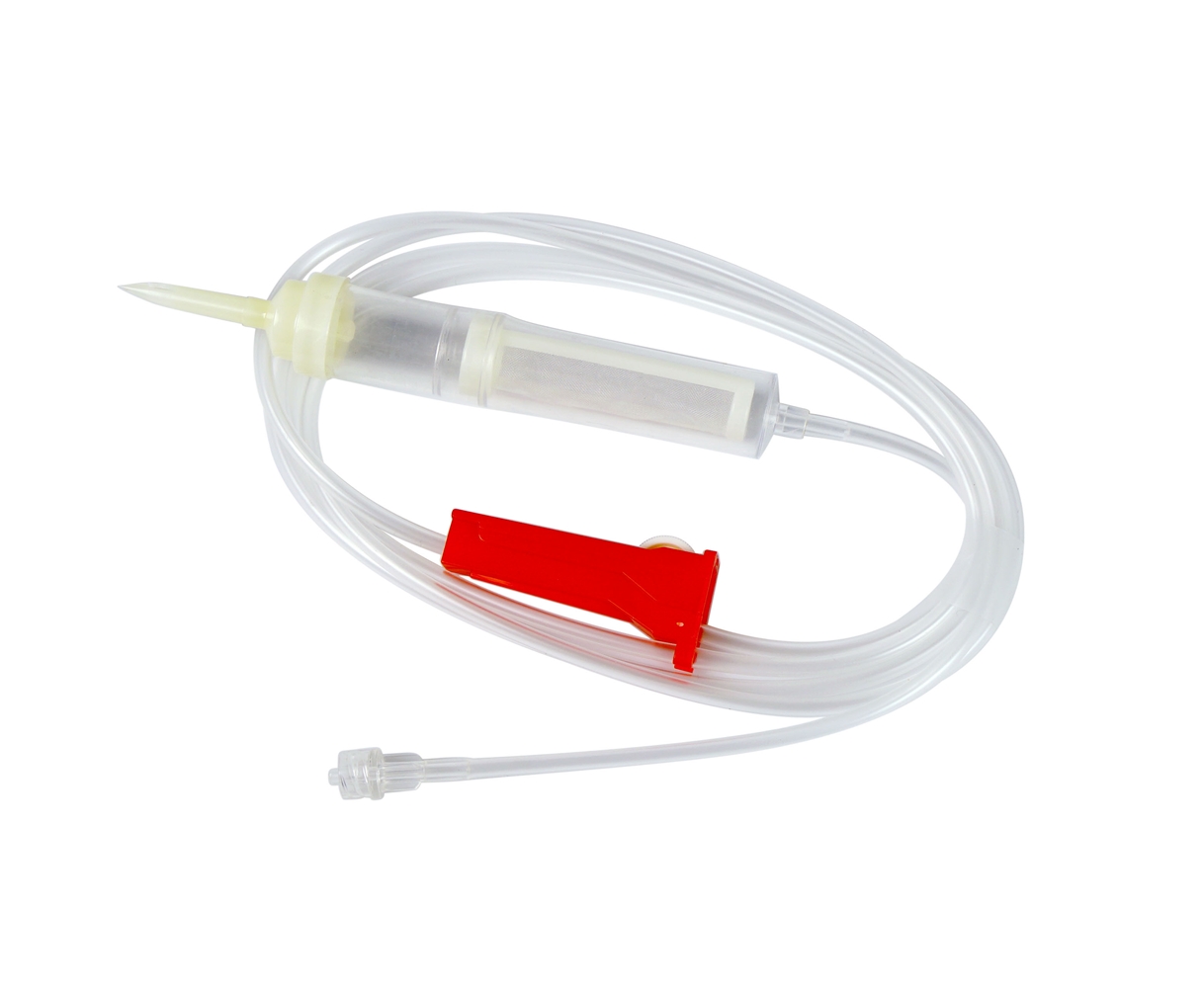 evercare® inLine Transfusion set, Non-Vented, PVC-free, 180cm fixed L-L - evercare® inLine