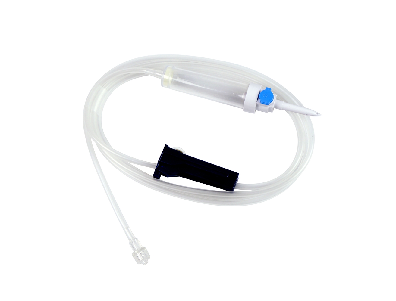 evercare® inLine Gravity set, Vented, PVC-free, 180cm fixed L-L - evercare® inLine