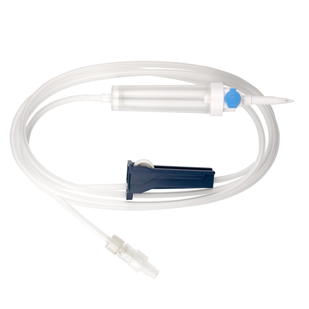 Embra® Gravity set, vented, PVC-free, Nordic Swan Ecolabel, Embra infusion Sets - evercare® inLine - 2