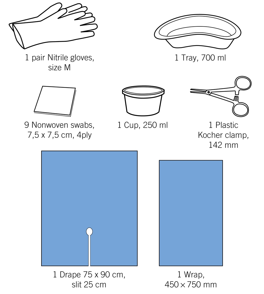 evercare® MediKit Catheterization Kit, sterile, Sterile - evercare® Medikit
