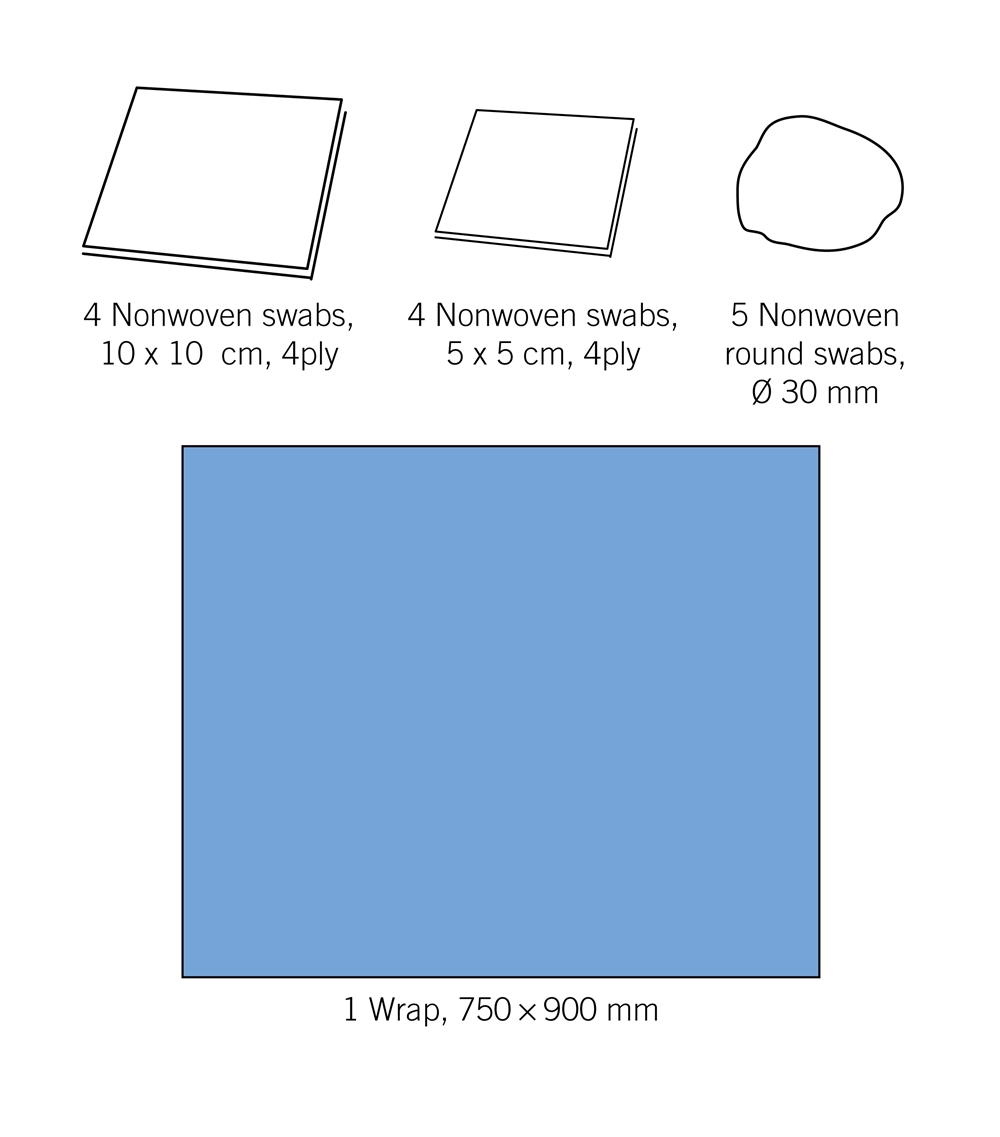 evercare® MediKit Dressing Kit nonwoven, sterile, nonwoven - evercare® Medikit