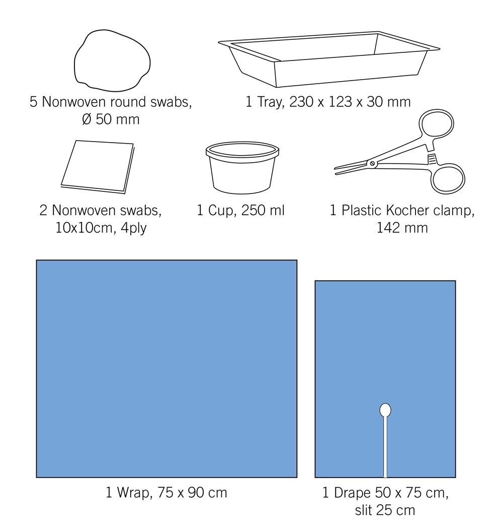 evercare® MediKit Catheterization Kit, sterile, Sterile - evercare® Medikit