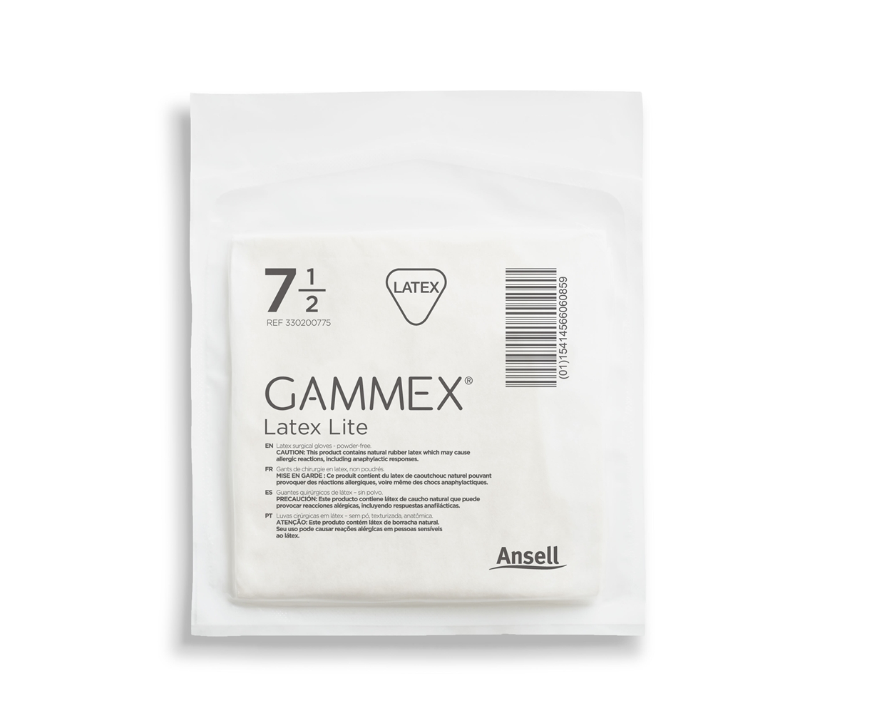 Glove op Gammex Latex Lite, 7.5 powder free - Gammex - 3