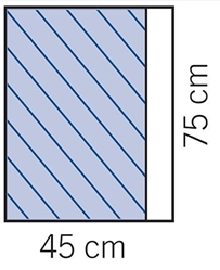 evercare® Adhesive drape sheet, 45 x 75 cm