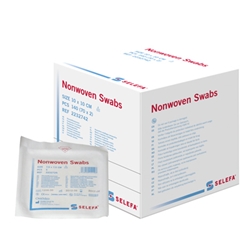 SELEFA® Nonwoven swabs, 2-pack, sterile
