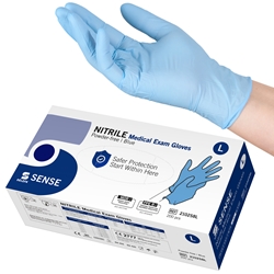 SELEFA® Examination Gloves, Nitrile SENSE, Blue