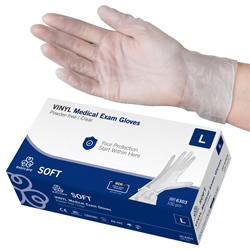 evercare® Examination Gloves, Vinyl SOFT