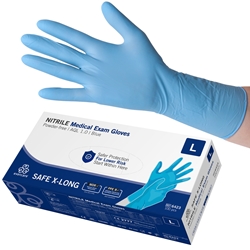 evercare® Examination Gloves, Nitrile SAFE X-LONG