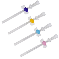 IV Cannula Delta Self Safe 2, 1,1x32mm 20Gk w port Pink - Delta - 2