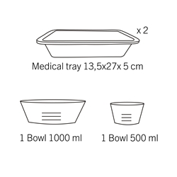 Bowl set evercare® Medikit 