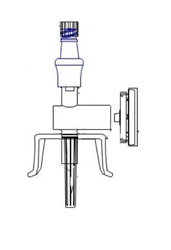 Mixing adapter ChemoClave, w cap f neck width 32mm - ICU Medical - 4
