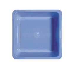 Tray autoclavable blue