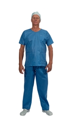 evercare® XP SCRUB Suit,Shirt Size L, Blue