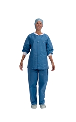 evercare® XP Warm-up jacketSize XS,Blue, Medium Sleeves