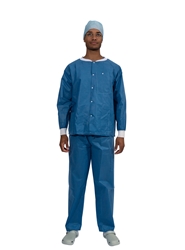 evercare® XP Warm-up jacketSize M,Blue, Long Sleeves