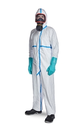 Overall DuPont Tyvek 600 plus, L, white, with hood