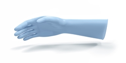 X-Long Nitrile Exam Gloves