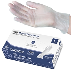 evercare® Examination Gloves, Vinyl SENSITIVE