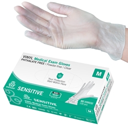 evercare® Examination Gloves, Vinyl SENSITIVE