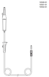 evercare® inLine Gravity set, Vented, PVC-free, 220cm - evercare® inLine - 2