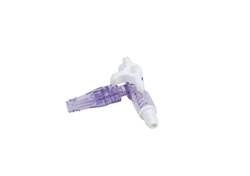 evercare® inLine 3-way stopcock, Needle free connector, PVC-free, w/o tube w 1 MicroClave clear - evercare® inLine - 2