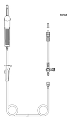 evercare® inLine Transfusion set, Non-Vented, PVC-free, 195cm 3-w - evercare® inLine - 2