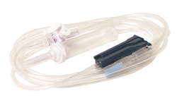 evercare® inLine Gravity set, Non-Vented, 3-way stopcock glued, PVC-free