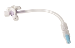 evercare® inLine 3-way stopcock, Extension line, PVC-free