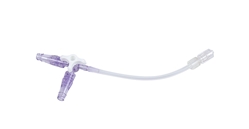 evercare® inLine 3-way stopcock, 2 Needle free connector, Extension line, PVC-free