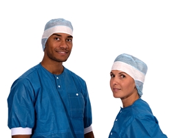 Embra® Surgical cap Tricolor, Tricolor, blue - Embra® - 1