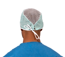 Embra® Surgical cap Tristan, Tristan tie-on, green - Embra® - 2