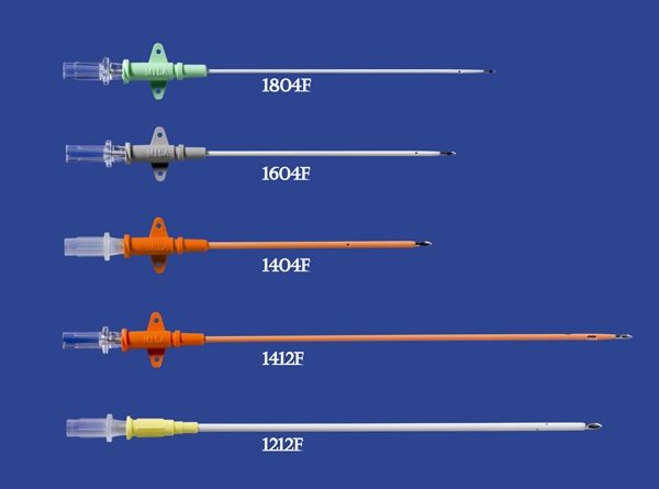 MILA katetri over needle 18Ga, 3 sivureikää  9cm(3,5in), 1kpl