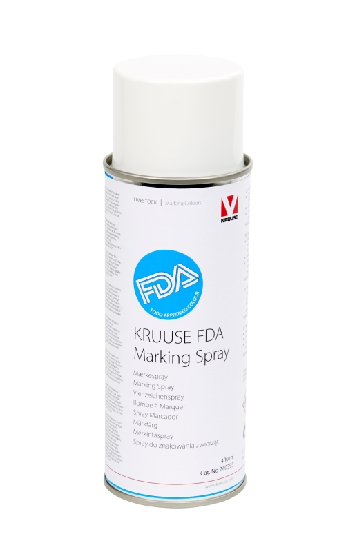 KRUUSE FDA merkkaus spray, Sininen, 400ml, 12kpl