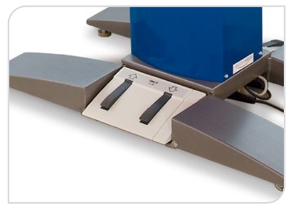 Leikkauspöytä Trend V harmaa, Rst-taso, sähkösäätö 72-102cm - 3