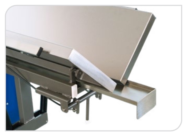 Leikkauspöytä Trend V harmaa, Rst-taso, sähkösäätö 72-102cm - 5