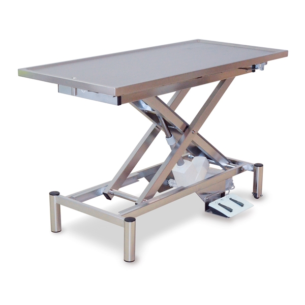 VET-LIFT pöytä rst-tasolla, pyörät toisessa päässä - 2