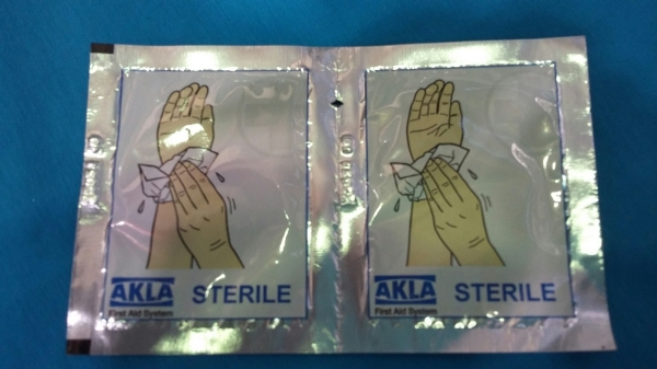 Desinfektiopyyhe vesipyyhe, 6cmx7,5cm ster 200KPL