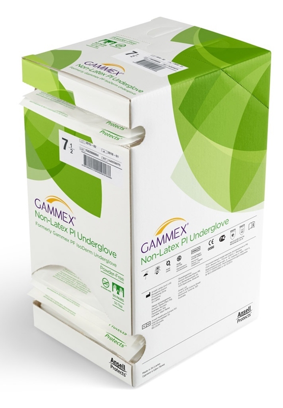 Leikkauskäsine GAMMEX® Non-Latex PI Underglove, Pton nro 7,5 ster 50PR - Gammex - 5