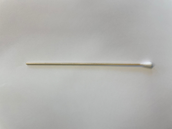 Näytteenottotikku puuvarsi, puuvilla ston 150x2,2mm 100KPL - 2