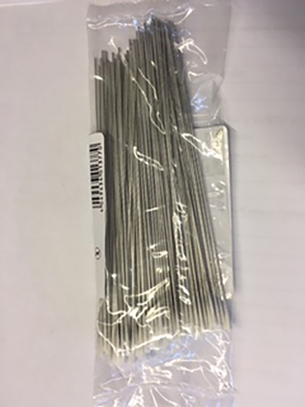 Näytteenottotikku vanupää 0.9x, 15cm metallivarsi ston 100KPL - 2