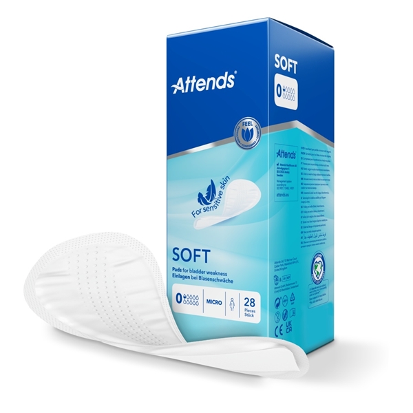 Tippasuoja Attends Soft, Micro 0 (8x28kpl) 224KPL - Attends