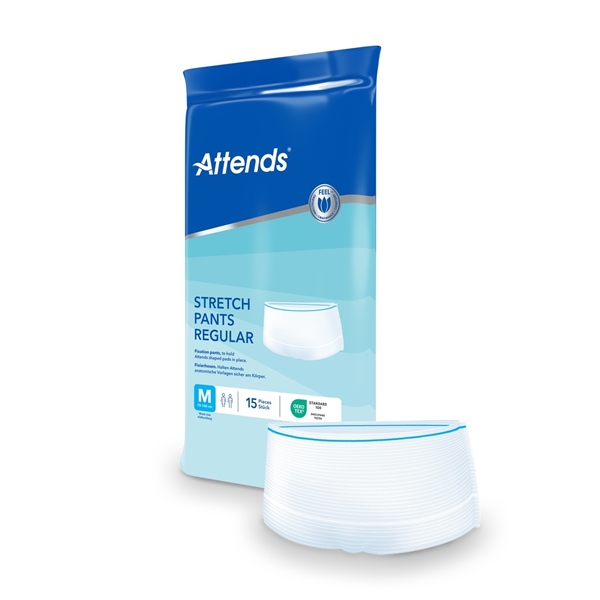 Hygieniahousut Attends Stretch, PantsRegular lahkeeton M 15KPL - Attends