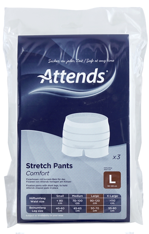 Hygieniahousut Attends Stretch, Pants Comfort L 3KPL - Attends - 1