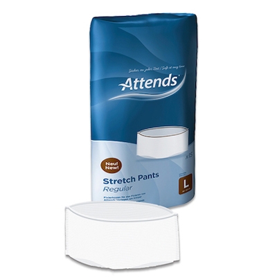 Hygieniahousut Attends Stretch, Pants Regular lahkeeton L 3KPL