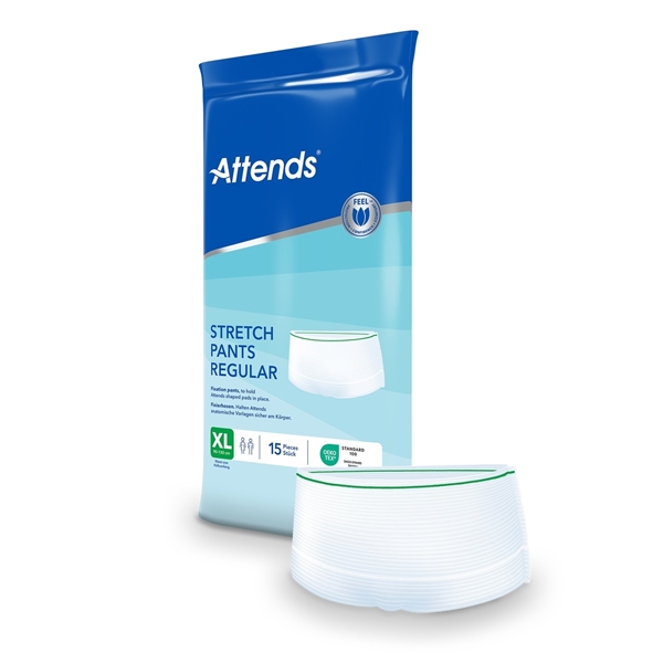 Hygieniahousut Attends Stretch, PantsRegular lahkeetonXXL15KPL - Attends
