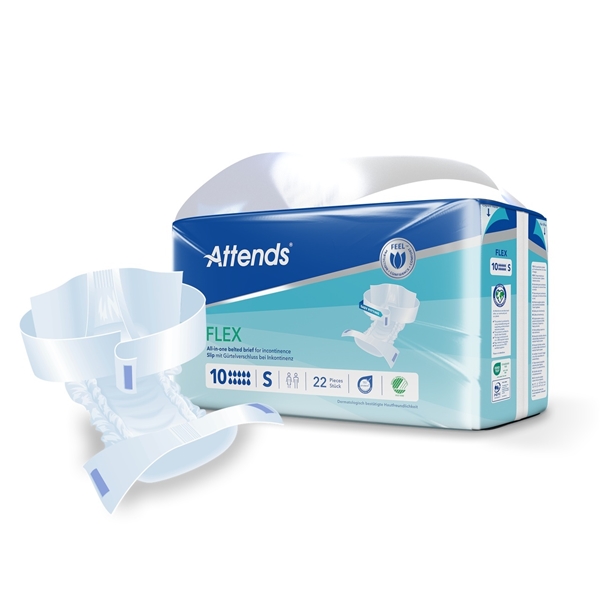Vyösuoja Attends Flex, 10S (4x22kpl) 88kpl - Attends